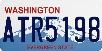 WA license plate ATR5198