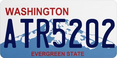 WA license plate ATR5202