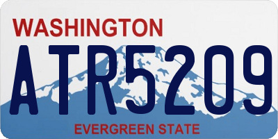 WA license plate ATR5209
