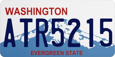 WA license plate ATR5215