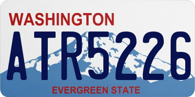 WA license plate ATR5226
