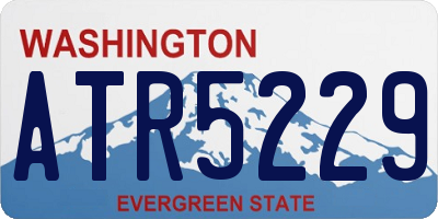 WA license plate ATR5229