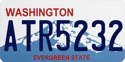 WA license plate ATR5232