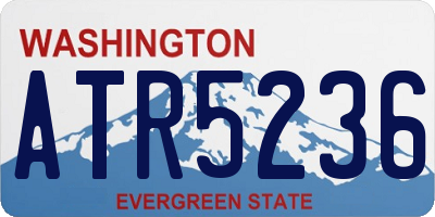 WA license plate ATR5236