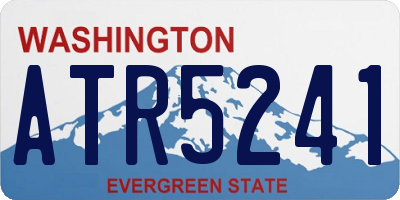 WA license plate ATR5241