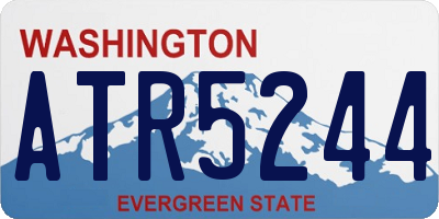 WA license plate ATR5244