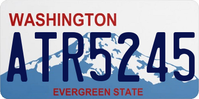 WA license plate ATR5245