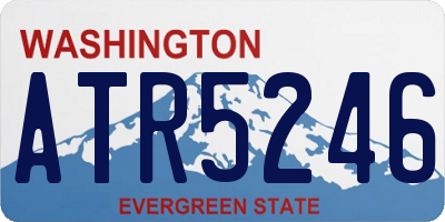 WA license plate ATR5246