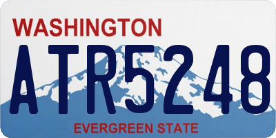 WA license plate ATR5248