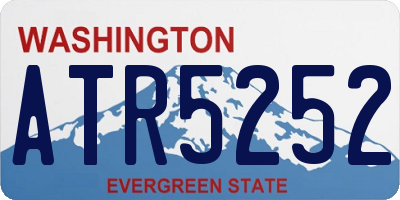 WA license plate ATR5252