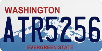 WA license plate ATR5256