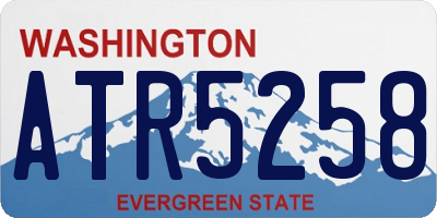 WA license plate ATR5258