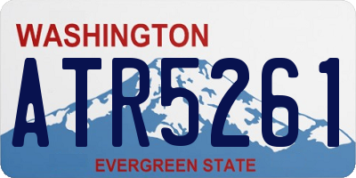 WA license plate ATR5261
