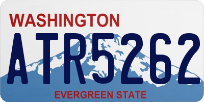 WA license plate ATR5262