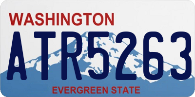 WA license plate ATR5263