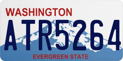 WA license plate ATR5264