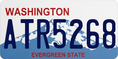 WA license plate ATR5268