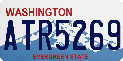 WA license plate ATR5269