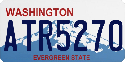 WA license plate ATR5270
