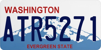 WA license plate ATR5271