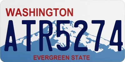 WA license plate ATR5274