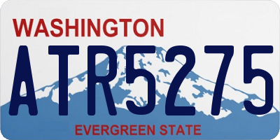 WA license plate ATR5275