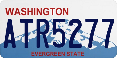 WA license plate ATR5277