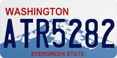 WA license plate ATR5282