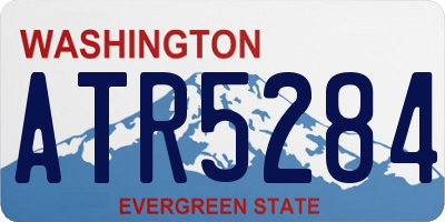 WA license plate ATR5284