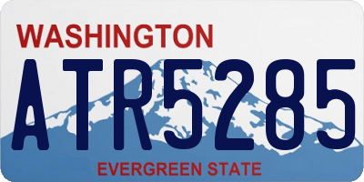 WA license plate ATR5285