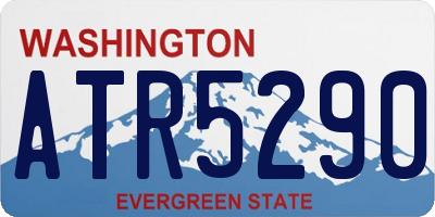 WA license plate ATR5290