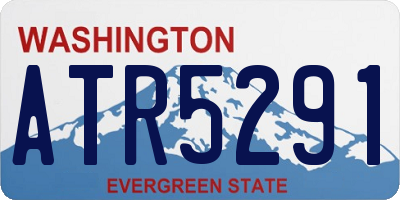 WA license plate ATR5291