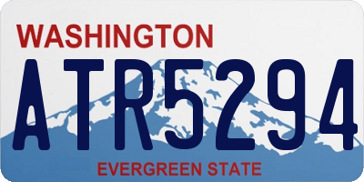 WA license plate ATR5294