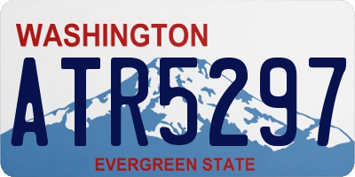 WA license plate ATR5297