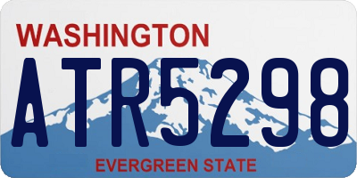 WA license plate ATR5298
