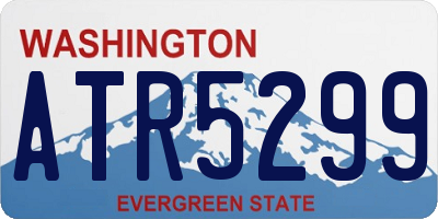 WA license plate ATR5299