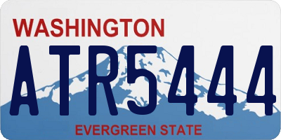 WA license plate ATR5444