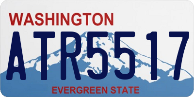 WA license plate ATR5517