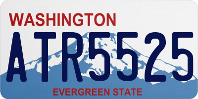 WA license plate ATR5525