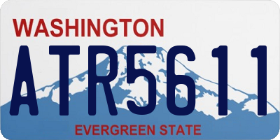 WA license plate ATR5611