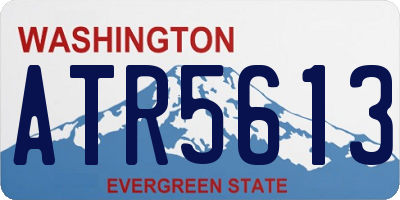 WA license plate ATR5613