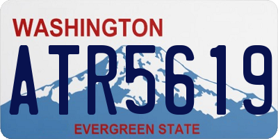 WA license plate ATR5619