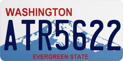 WA license plate ATR5622