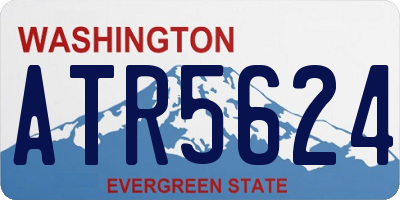 WA license plate ATR5624