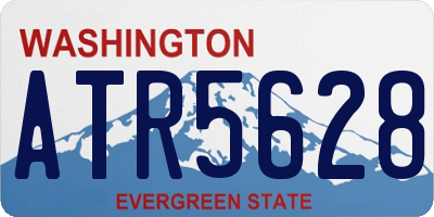 WA license plate ATR5628
