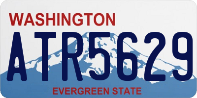 WA license plate ATR5629