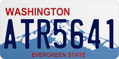WA license plate ATR5641