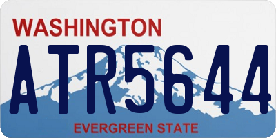 WA license plate ATR5644