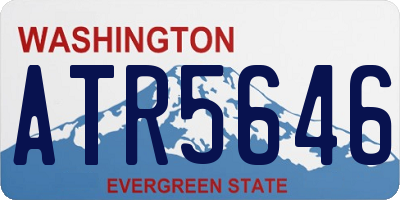 WA license plate ATR5646