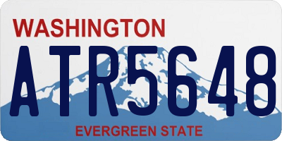 WA license plate ATR5648